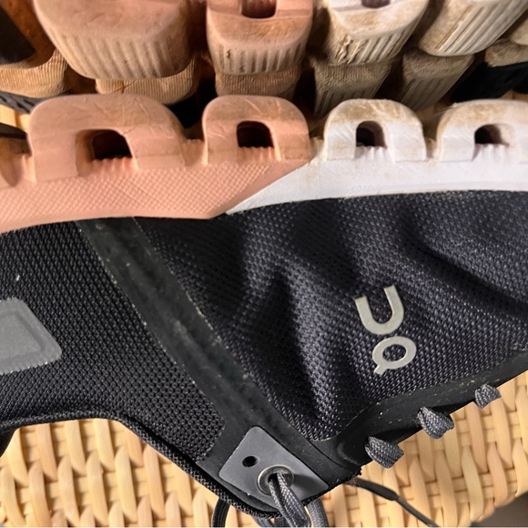 ON Women's Cloudflow 3.0 Running Shoes, Rock / Rose - Picture 10 of 14